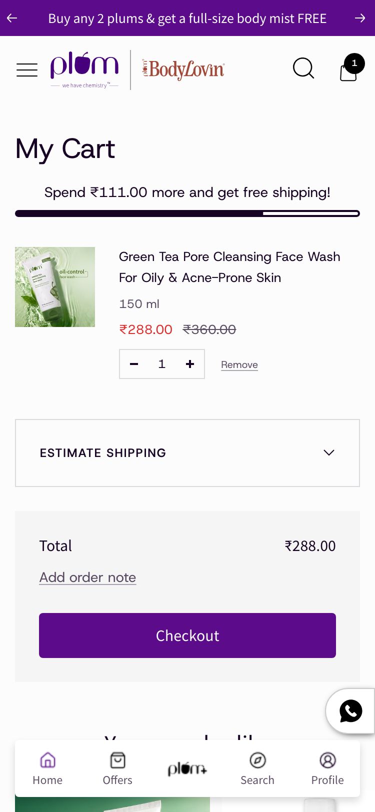 Plum Goodness — Mobile