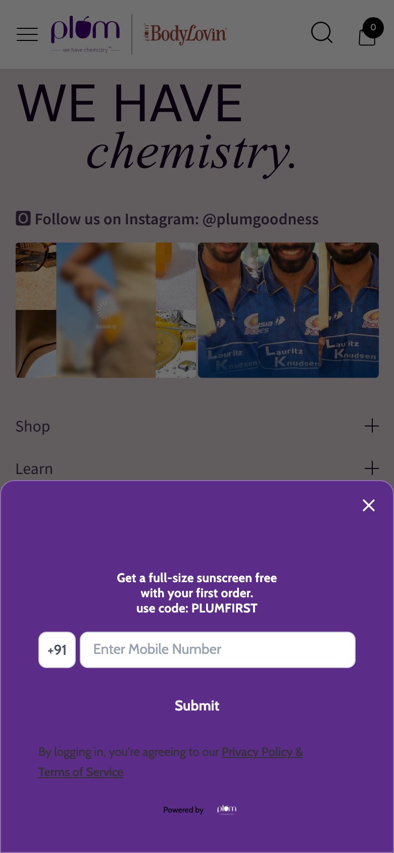 Plum Goodness — Mobile